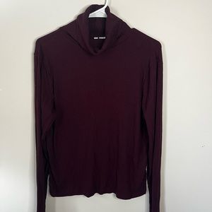 Long Sleeve H&M Maroon Top | Size L